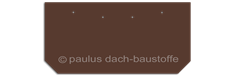 Eternit Dacora glatt 30x15 Ort dunkelbraun