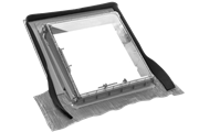 Luminex Lichtkuppel-Dachfenster Uni 475x520 braun