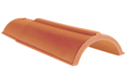 BK Firstziegel klein ohne Knopf naturrot