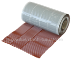 Ecowaflex Alu plissiert 300 à 5m rot