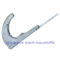 Heuel Rundholzstütze Alu blank