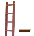 Iller Kaminkehrerleiter 2,19m braun