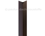 PVC Außeneckprofil 14 mm braun