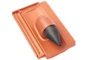 Topas 13V Ton-Solarziegel naturrot