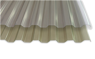 VLF Lichtplatte PVC Trapez 70/18 1,2 bronze
