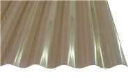 VLF Lichtplatte PVC Sinus 76/18 1,2 bronze