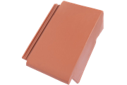 Turmalin Ortgangziegel naturrot rechts