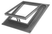 Lehmann Dachfenster 45x55 dunkelbraun