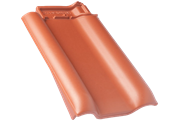 Rubin 13V Ortgangziegel naturrot links