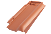 Rubin 13V Ortgangziegel naturrot rechts