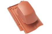 Rubin 13V Ton-Sanilüfter DN 110 naturrot