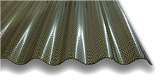 Polycarbonat Wellplatte 76/18 Wabe bronze 2,8mm