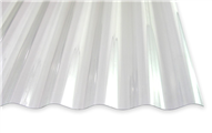 VLF Lichtplatte PVC Sinus 76/18 1,4 klarbläulich