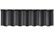 AeroDek Dachplatte saphirschwarz