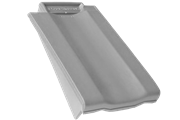 Topas 13V Ortgangziegel graphitgrau links